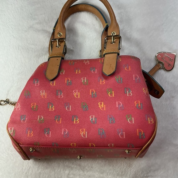 Dooney & Bourke Multicolor Signature Satchel - Picture 3 of 10